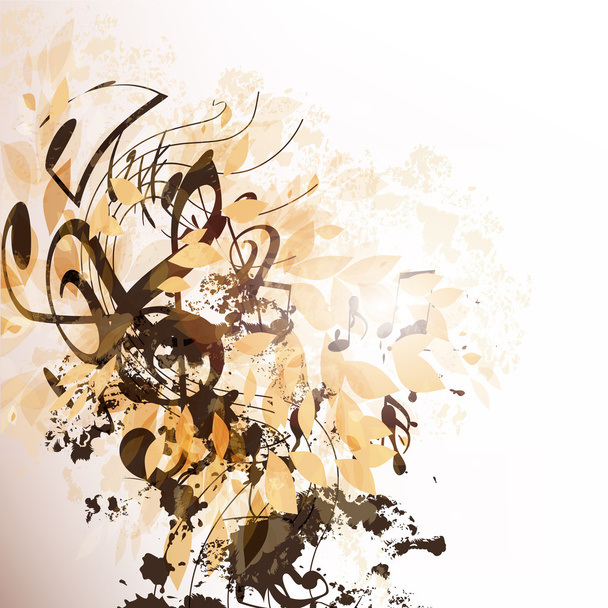 Abstract vector music background - Διάνυσμα, εικόνα