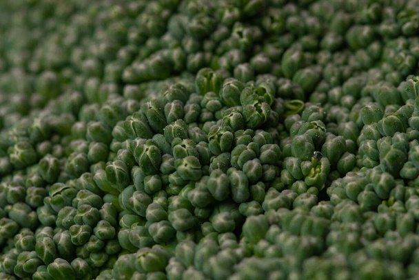 Broccoli cabbage macro texture. Healthy food concept  - 写真・画像