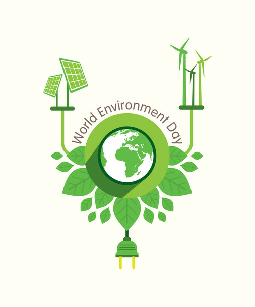 creative vector illustration of world environment day banner design - ベクター画像