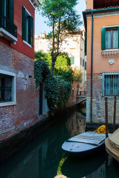 Canal de Venecia. Un lugar romántico en el corazón de Venecia
. - Foto, imagen