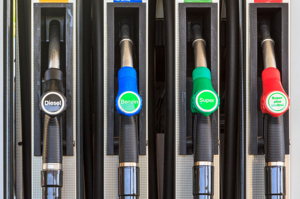 Nozzles on a gas station - Fotografie, Obrázek