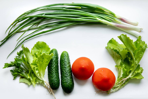 Żywność ekologiczna i świeże warzywa. - Zdjęcie, obraz