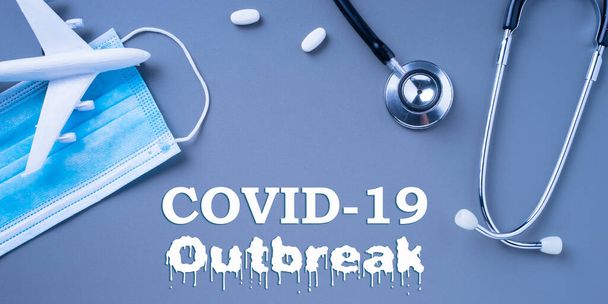Corona Virus Outbreak (novel Coronavirus 2019,COVID-19,nCoV) across the world is now categorized as Pandemic. Travel bans also imposed in most countries - Photo, Image