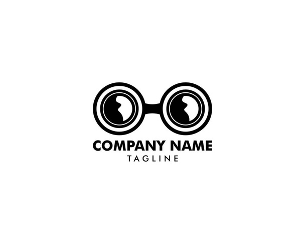 Gözlük Vektörü Logo Tasarımı Elementleri - Vektör, Görsel