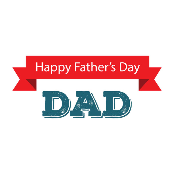 Father's Day greeting design - Вектор, зображення