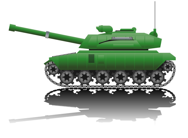 Tanque de batalla
 - Vector, Imagen