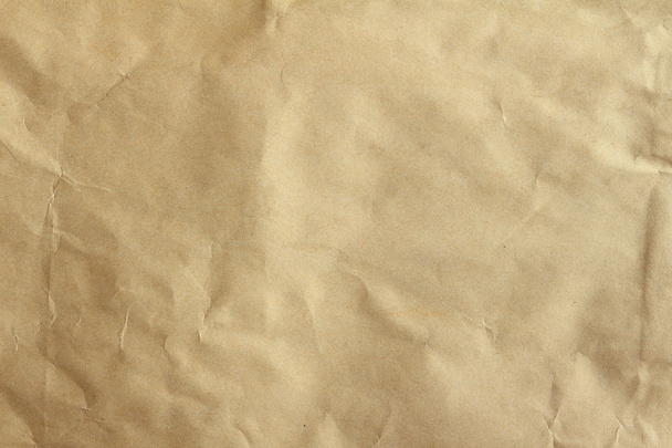 Zmačkaný hnědý papír - Fotografie, Obrázek
