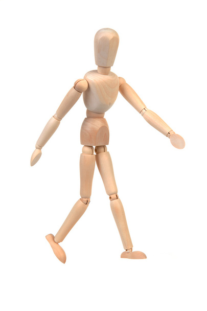 Flexible wooden doll - Fotografie, Obrázek