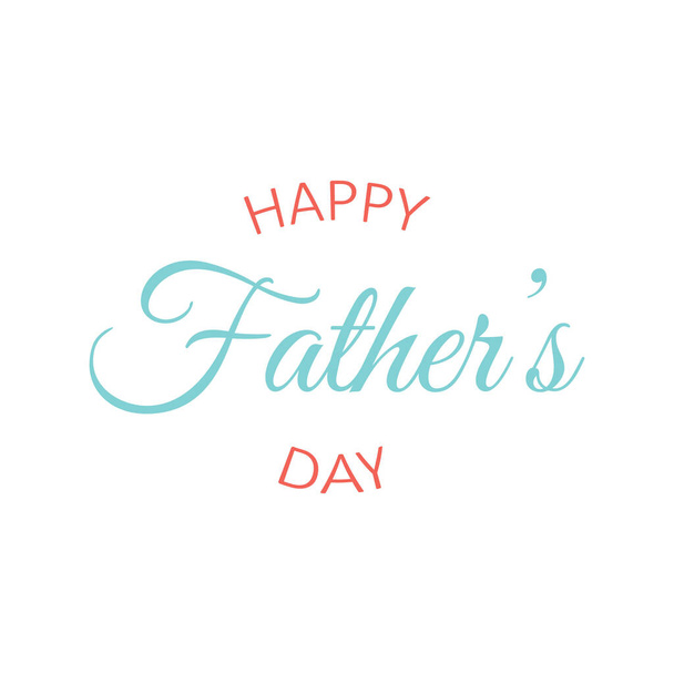 Father's Day greeting design - Διάνυσμα, εικόνα