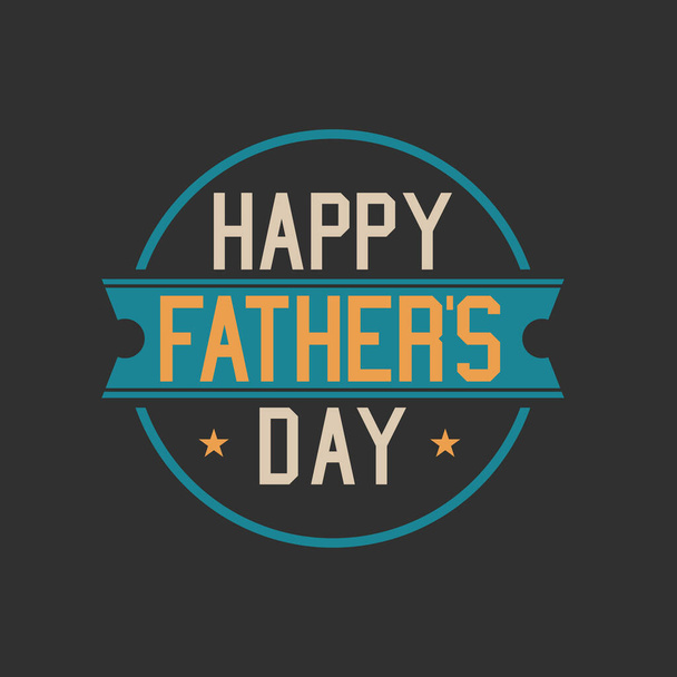 Father's day greeting card - Vecteur, image
