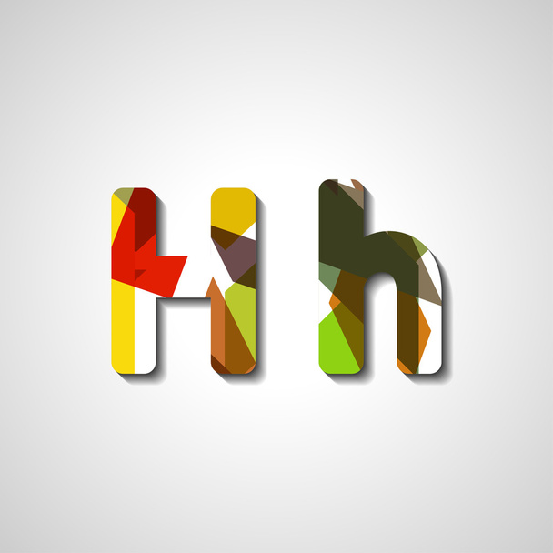 Colorful letter alphabet - Vecteur, image