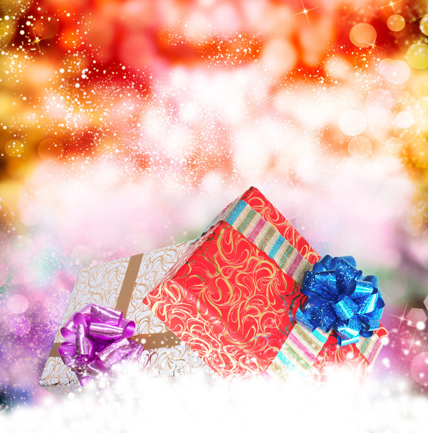New Year Gift boxes.Merry Christmas - Fotó, kép