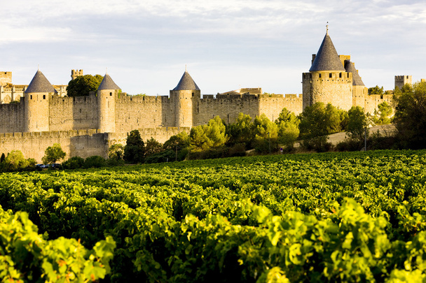 Carcassonne, languedoc-roussillon, Franciaország - Fotó, kép