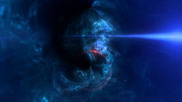 Абстрактна червоточина в космосі з газом і пилом, галактика і зірки Преміум фото, чорна діра Космічний фон з сяючими зірками, зіркою і туманністю. Реальний космос. Барвиста галактика з молочним способом і планетою
. - Фото, зображення