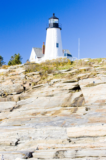 Lighthouse Pemaquid Point Light, Maine, USA - Photo, Image