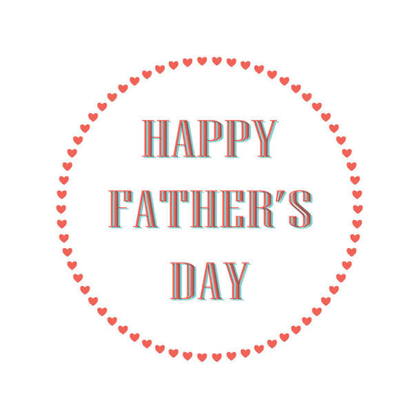 Father's Day greeting design - Vecteur, image