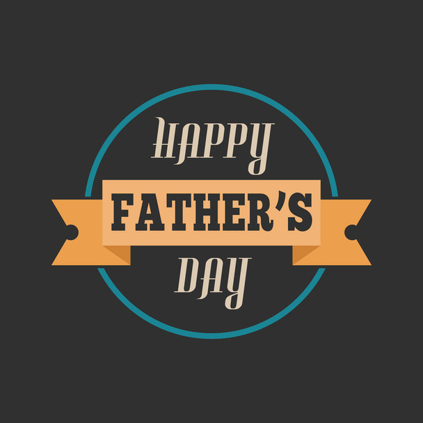 Father's day greeting card - Διάνυσμα, εικόνα