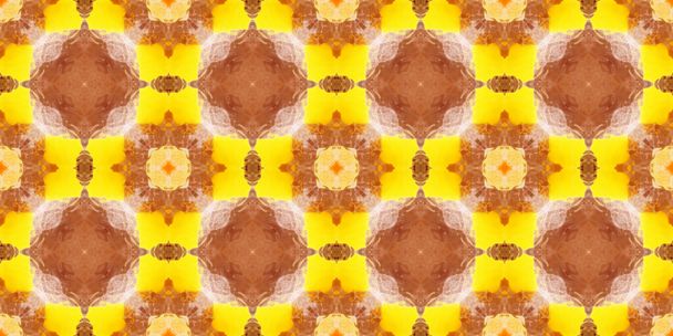 Seamless geometric ornamental pattern, abstract background - Zdjęcie, obraz
