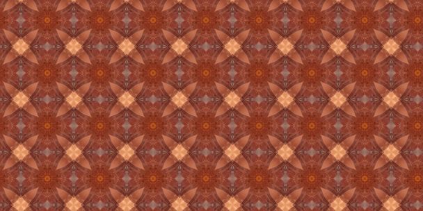 Seamless geometric ornamental pattern, abstract background - Zdjęcie, obraz