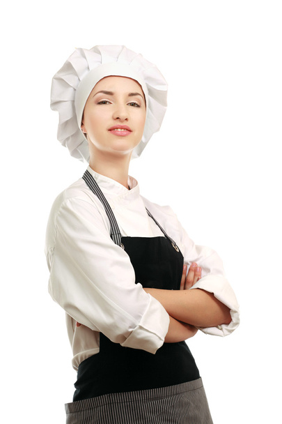 Attractive cook woman - Zdjęcie, obraz