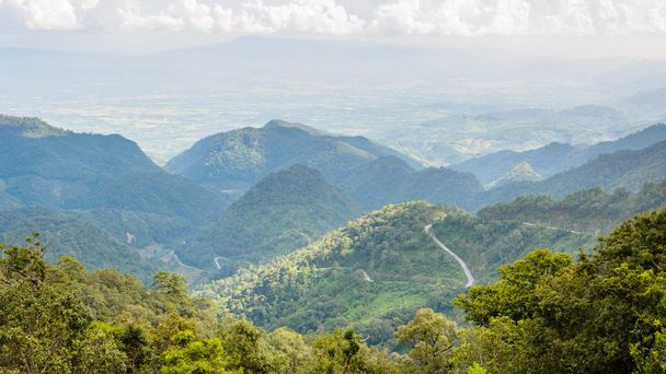 Viewpoint Doi Ang Khang mountains - Fotoğraf, Görsel