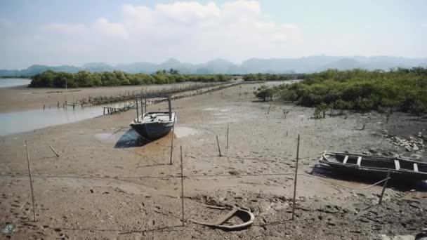 Trockener Fluss. Vietnam Asien - Filmmaterial, Video