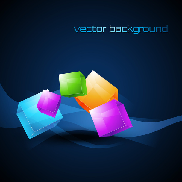 Vector colorful box - Vektor, kép