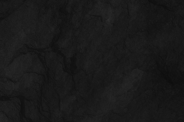 Stenen zwarte leisteen achtergrond textuur, luxe blanco voor design - Foto, afbeelding