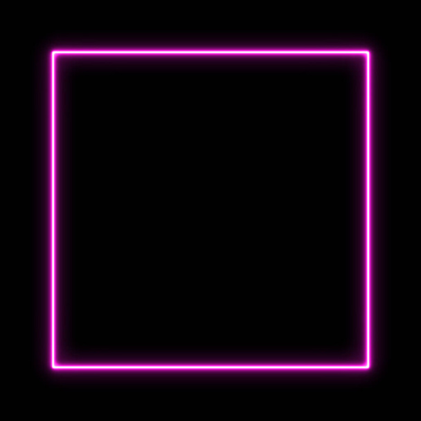 Abstract Neon gloeiende lijnen helder object Geïsoleerd op zwarte achtergrond. Lasershow kleurrijk ontwerp voor banners reclametechnologieën - Foto, afbeelding