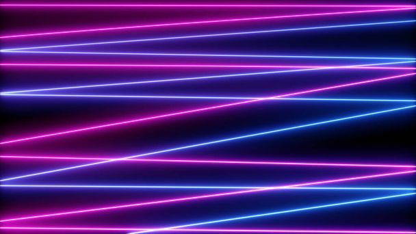 Абстрактний неоновий яскравий лінз, пофарбований на чорному тлі. Лазерне шоу барвистий дизайн банерів рекламних технологій
 - Фото, зображення