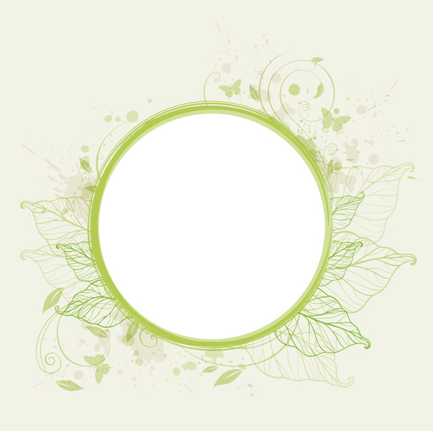 Green ecology banner - Vector, Image