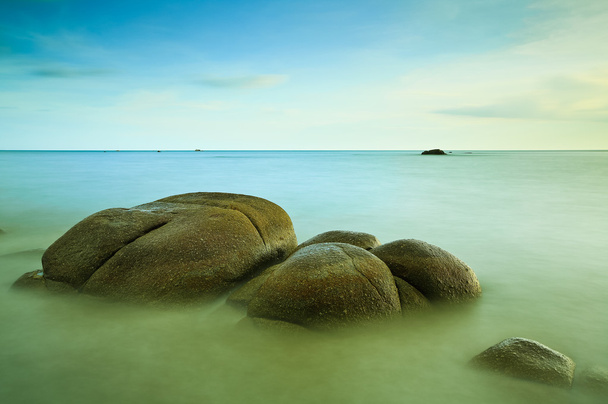 Long exposure of sea and rocks - Photo, Image