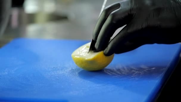 Érett citrom szelet - Felvétel, videó