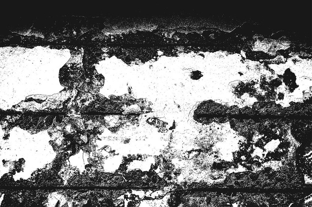 Niepokojąca powłoka tekstury pękniętego betonu, kamienia lub asfaltu. gruntowna przeszłość. abstrakcyjny półton wektor ilustracja - Wektor, obraz