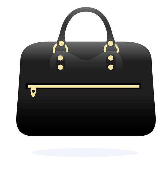 Travel bag icon on white background - Vector, Image