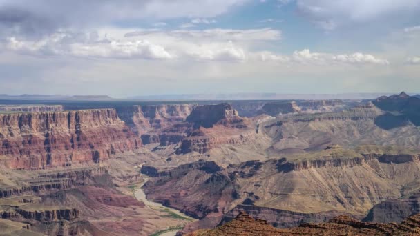 timelapse of the grand canyon on a cloudy day - Footage, Video