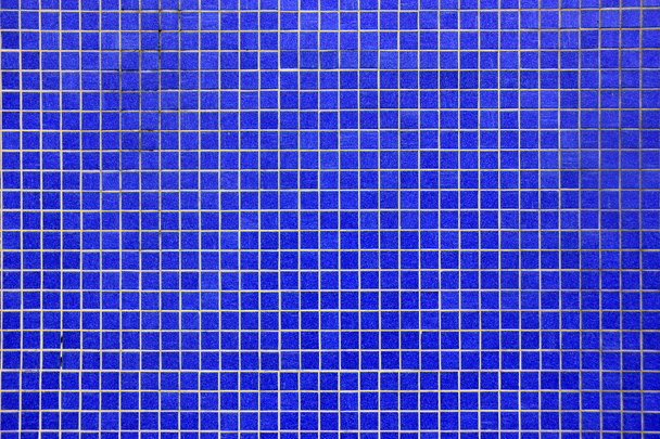 tmavě modré mozaiku, kachlová stěna - Fotografie, Obrázek