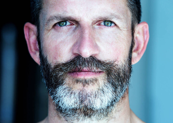 portrait of a handsome man with beard - Foto, Imagen