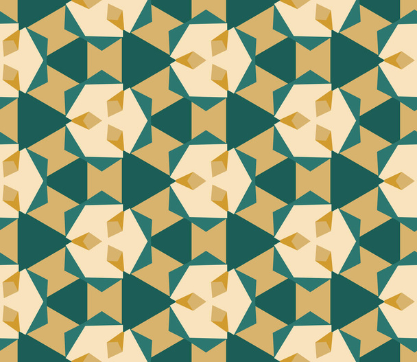Design de padrão de geometria sem costura brilhante retro vetorial - Vetor, Imagem