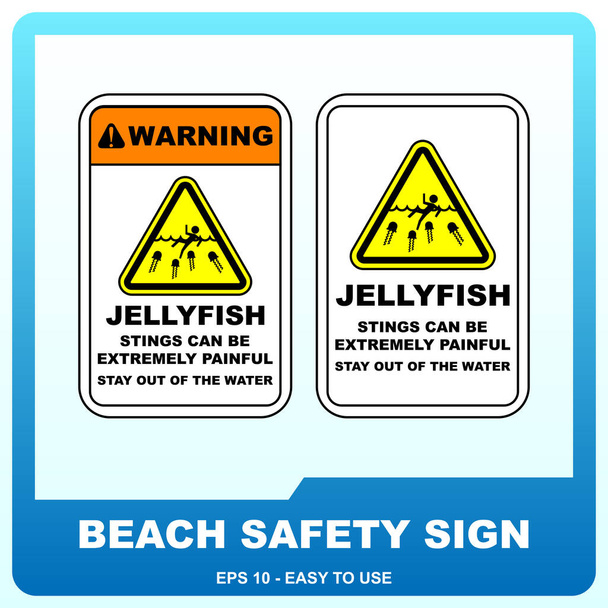 Sahil güvenlik işaretinden ziyaretçiye - Vektör, Görsel