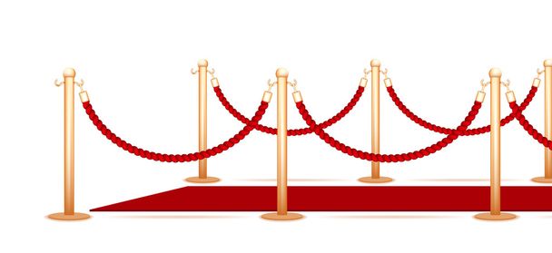 Barrier rope - Vector, imagen