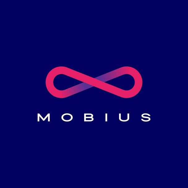 Sonsuzluk mobius logo vektör çizimi - Vektör, Görsel
