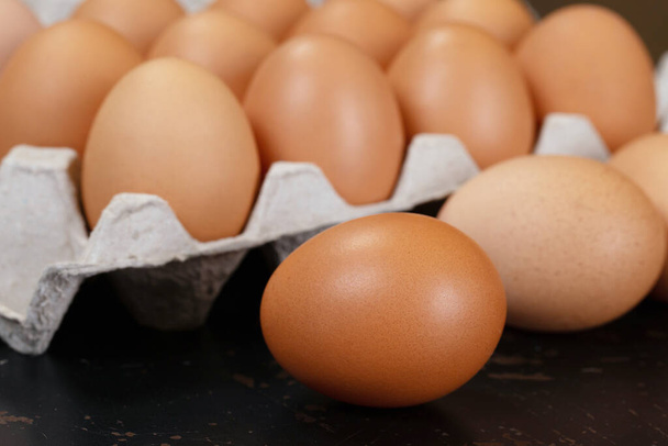 Egg, Chicken Egg.Organic Food - Foto, imagen