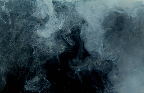 Splash water black smoke watercolor background abstract. - Zdjęcie, obraz