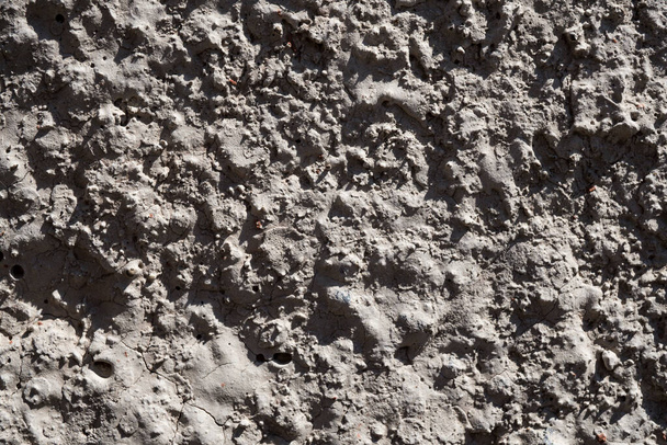 Texture of rough plaster. Background image. Old wall. Untreated surface. - Photo, Image
