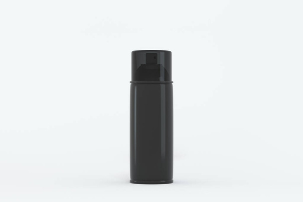 Spray can with white background, 3d rendering. Computer digital drawing. - Photo, Image