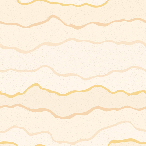 Seamless pattern with wavy lines and dots. Vector - Vektori, kuva