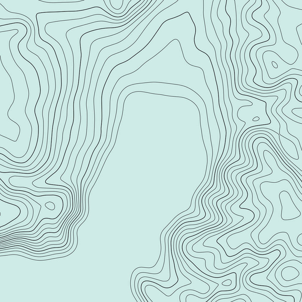 Topográfiai térkép vonalak háttér. Absztrakt illusztráció. Vektor - Vektor, kép