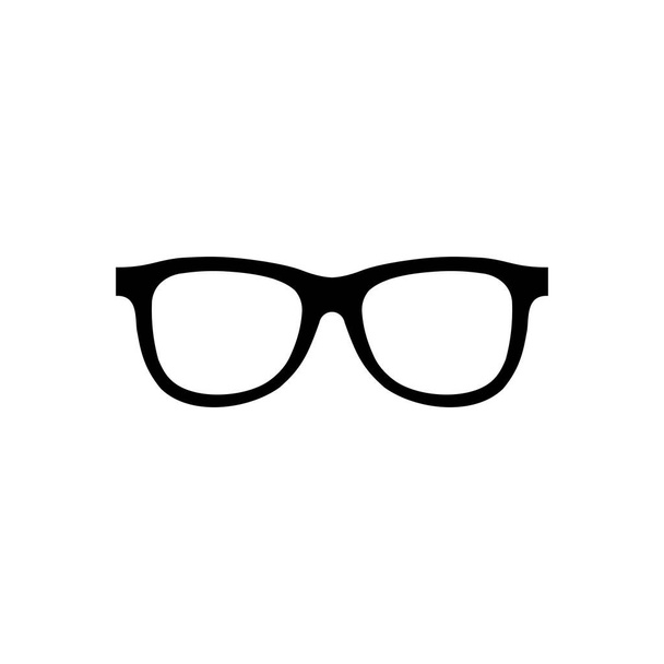 wektor ikony okularów. Stylowe okulary. Ikona okularów na białym tle. Koncepcja optyczna - Wektor, obraz