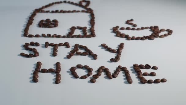 Beautiful image Of Coffee.stay At Home. - Video, Çekim